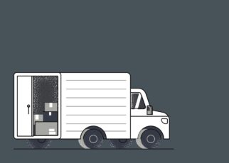 transport, truck, van